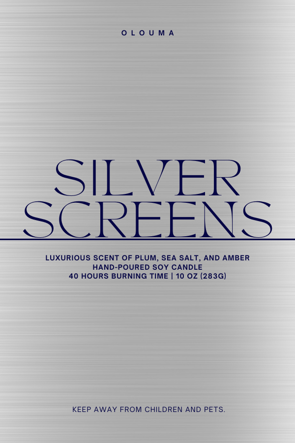 Silver Screen Candle