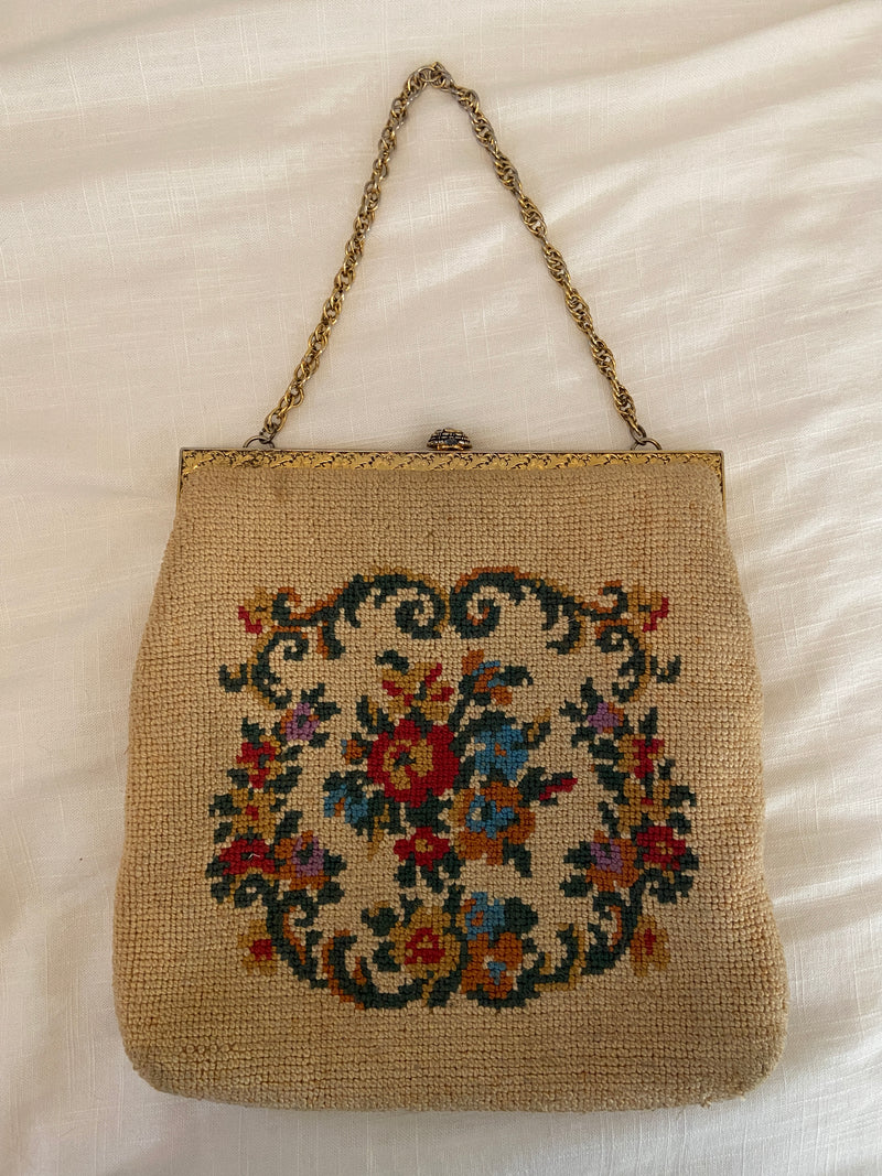 Delill Floral Tapestry Bag