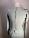 Pat Sandler for Wellmore Size 2 Powder Blue Sweater Dress