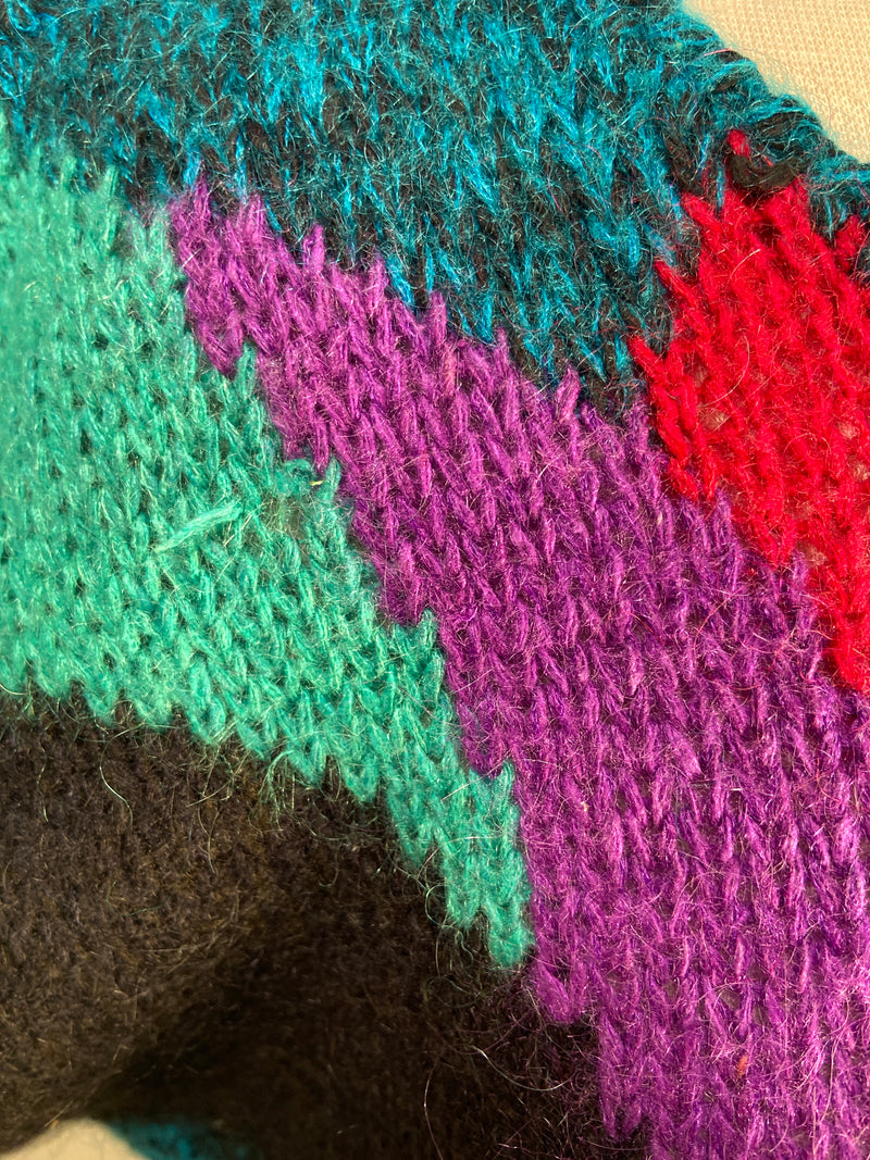 Vintage 1980's Multicolor Segue Sweater Med