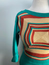 Vintage Bell Sleeve 70's Sweater Size XS