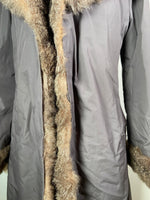 Himmel & Sons Full Length Fur Lined Coat - Large