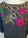 Exotica Colorful 100% Silk Sequin Top