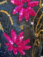 Exotica Colorful 100% Silk Sequin Top