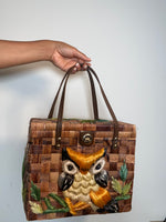 Vintage Owl Purse